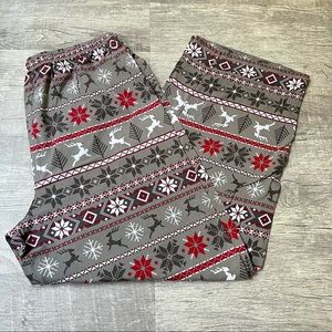 Pajamagram Christmas Bottoms Men Size L